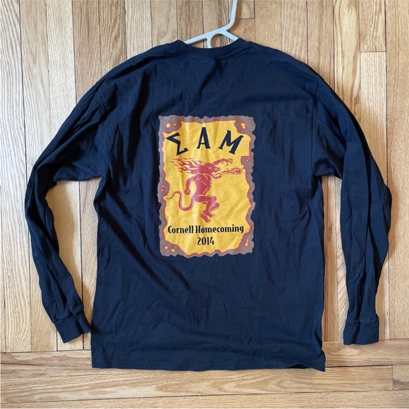 Sammy Sigma Alpha Mu black long sleeve large shirt Cornell Homecoming - Picture 1 of 4